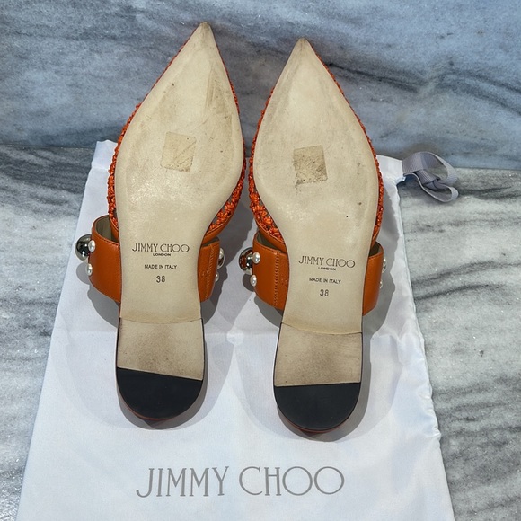 Jimmy Choo
Basette Raffia & Leather Flat - Picture 4 of 8